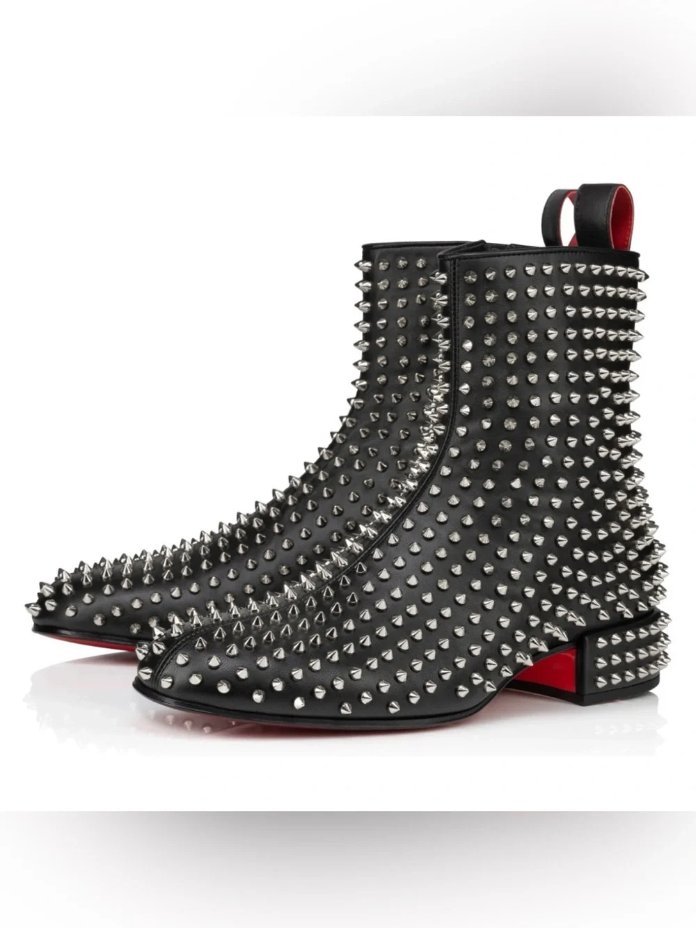 Men\'s Christian Louboutin
SPIKEASY studded leather ankle boots size 42.5 Leather boots Christian Louboutin Black size 42.5 EU in  main image 3